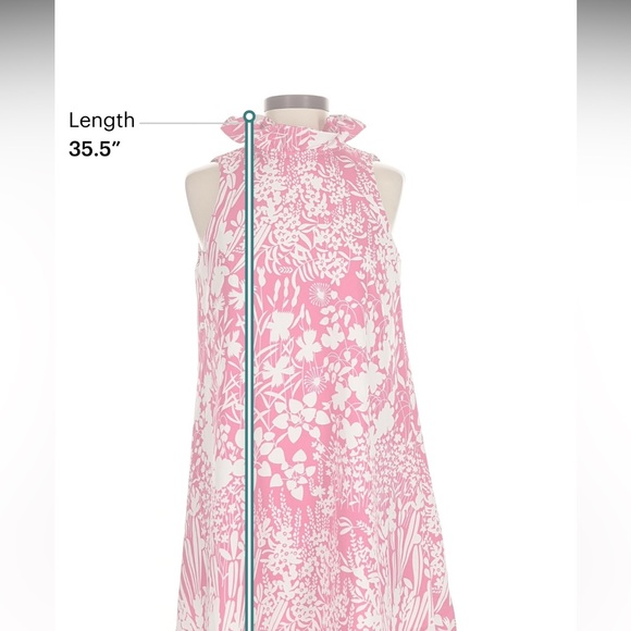 Tuckernuck Pink and White Floral Blythe Dress Size XL - Picture 6 of 8